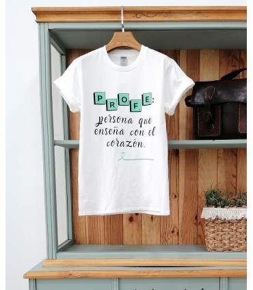 Camiseta PROFE CORAZÓN