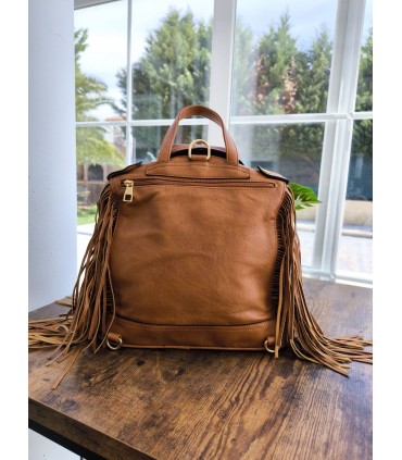 Bolso Biker Flecos